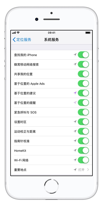 iPhone  XS  Max  如何打开或关闭GPS定位服务？手机会记录哪些信息？