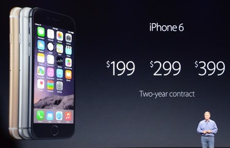 iPhone 6和iPhone 6 Plus正式发布 9.12开始预定