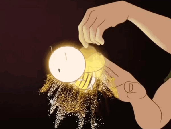 抖音拍蜜蜂屁股撒星星的表情包 肖战易烊千玺星星表情包