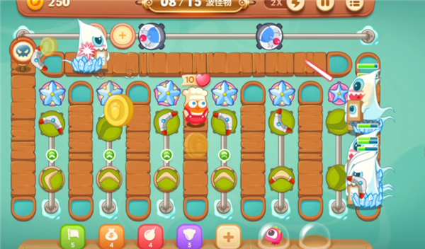 保卫萝卜3码头8关该如何通关 保卫萝卜3码头8关通关技巧分享