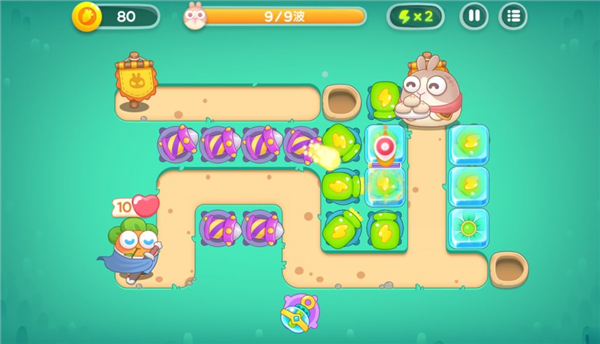 保卫萝卜4太空穿越58关的通关技巧是什么