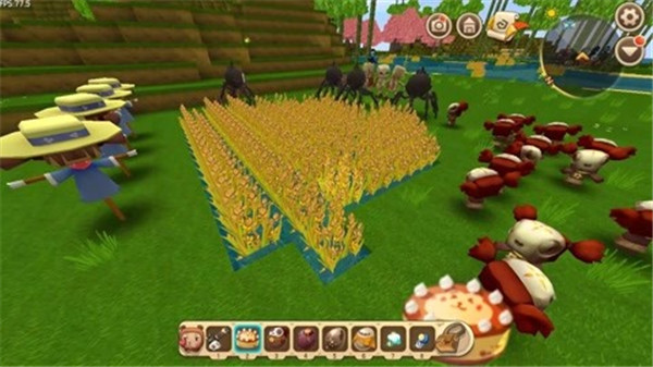 迷你世界水稻成熟后的收割方式是什么