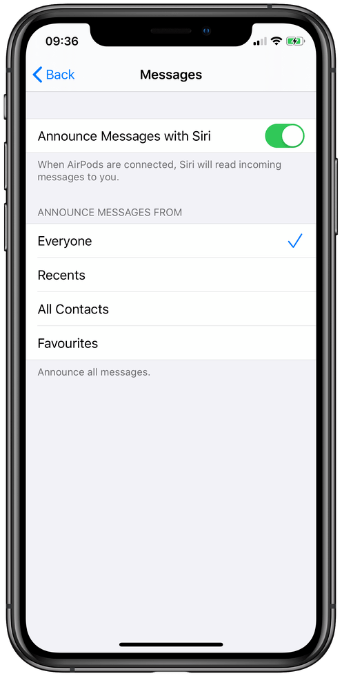 iOS  13 教程：什么是 Siri  朗读消息？如何自定义信息提示？