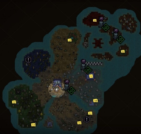 饥荒新家园鼹鼠世界音符位置一览