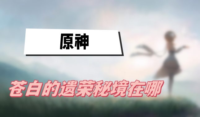 原神苍白的遗荣秘境在哪 原神苍白的遗荣秘境位置一览