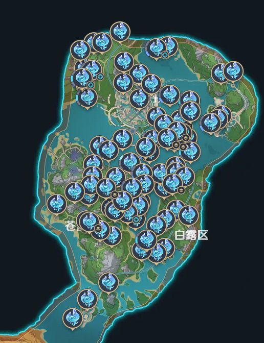 原神水神瞳全位置分布图2023 原神水神瞳位置大全最新分享