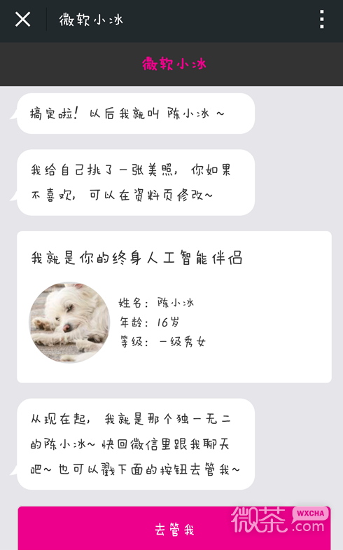 微信微软小冰怎么激活 微信领养小冰图文教程方法