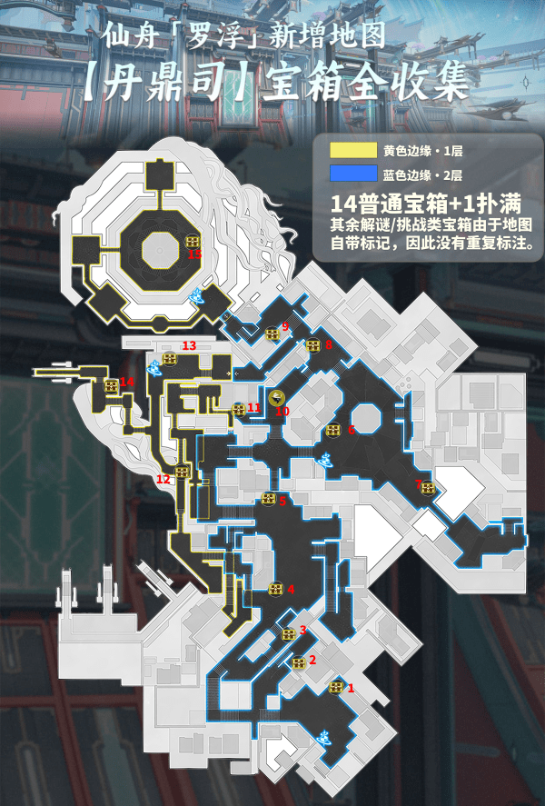 崩坏星穹铁道鳞渊境宝箱位置大全