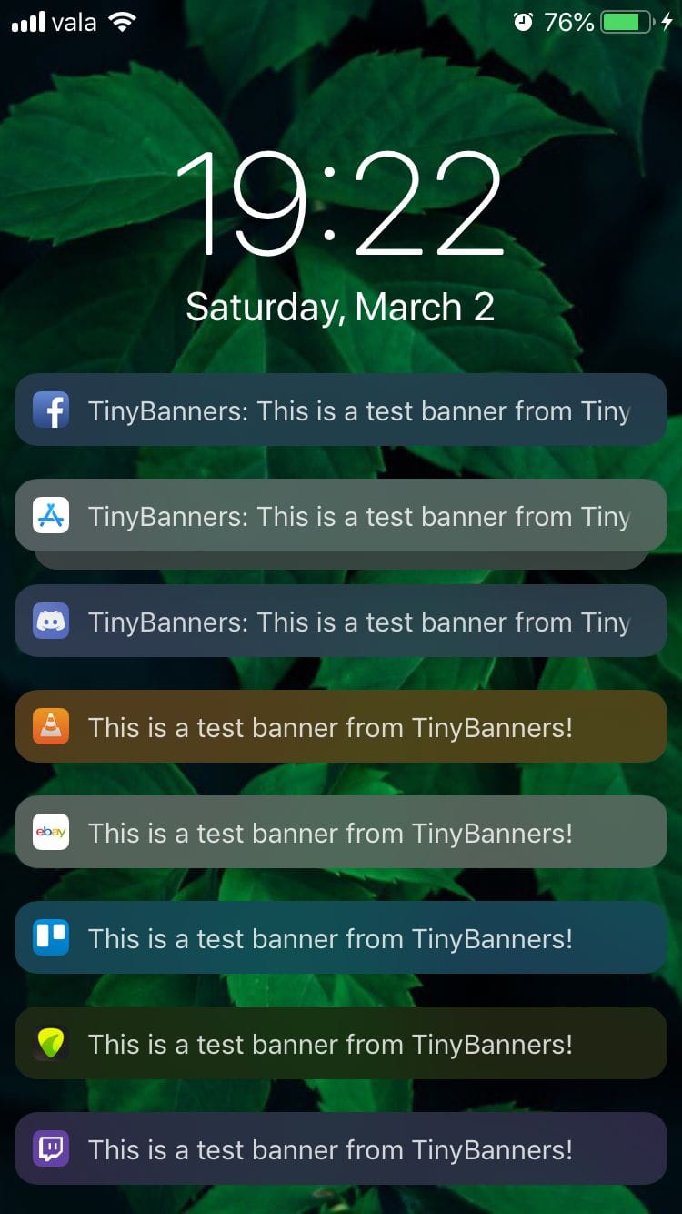越狱后如何设置迷你通知横幅？