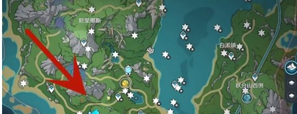 原神中海沫村水神瞳位置在哪里 原神中海沫村水神瞳位置攻略