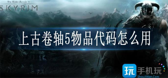 上古卷轴5物品代码怎么用