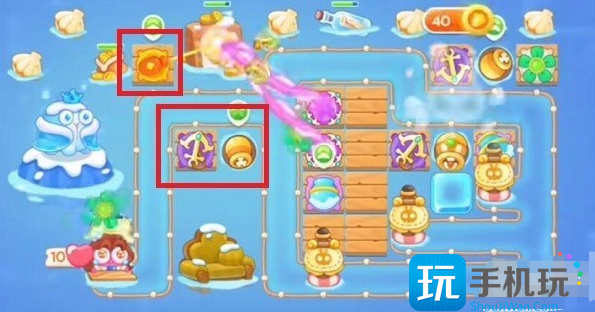 保卫萝卜4阿波尼克号第60关通关流程图5