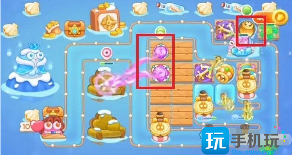 保卫萝卜4阿波尼克号第60关通关流程图4