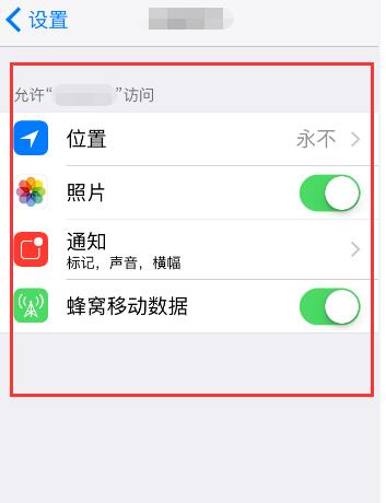 全面管理 iPhone  已下载应用的权限