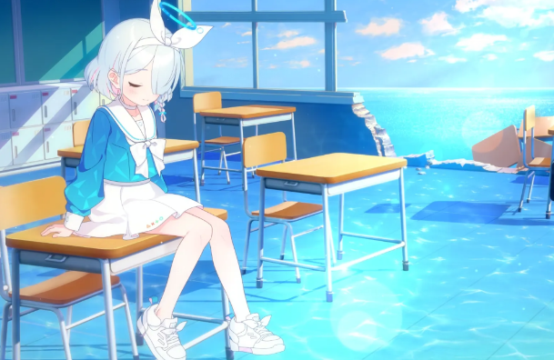 蔚蓝档案宣传画面