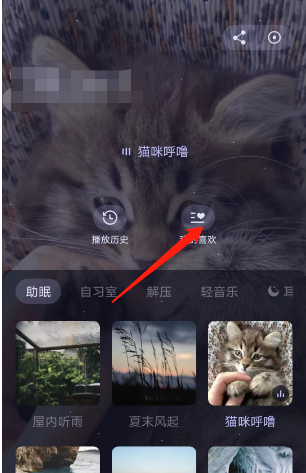 猫耳fm专注模式如何添加喜欢？猫耳fm专注模式添加喜欢教程截图