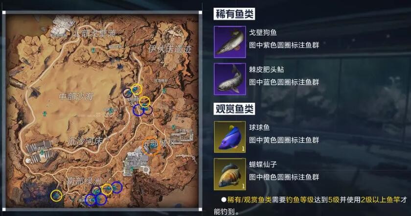 《星球重启》鱼类分布图一览