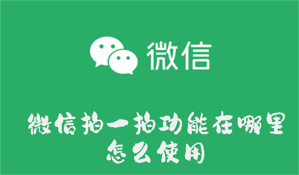 微信拍一拍功能在哪里怎么使用