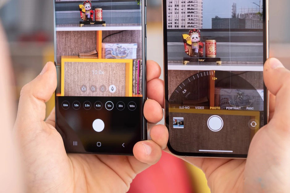 三星S21 Ultra对比iPhone  12 PM：谁更香？