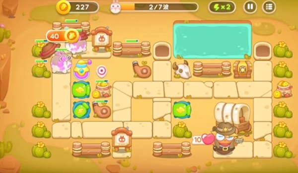 《保卫萝卜4》怎么通过波仔很忙第6关