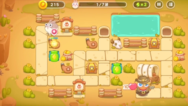 《保卫萝卜4》怎么通过波仔很忙第6关