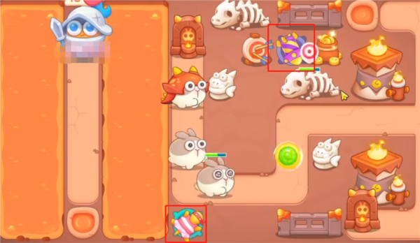 保卫萝卜4饿龙传说第44关怎么过 详细图文流程攻略