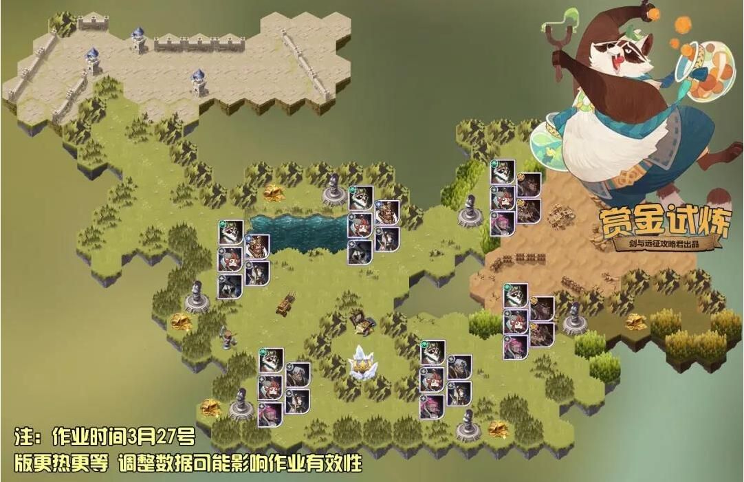 剑与远征拉库试炼之地攻略：拉库赏金试炼路线推荐