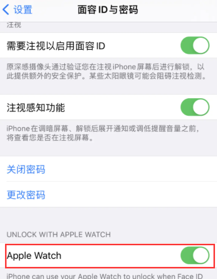 苹果ios14.5手表怎样解锁手机？ios14.5口罩解锁方法分享截图