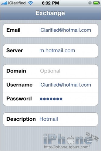 如何用iPhone收发Hotmail邮件