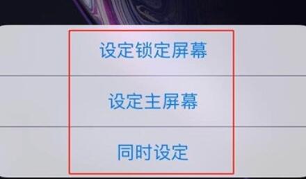 iPhone11pro  max中壁纸的设置方法截图