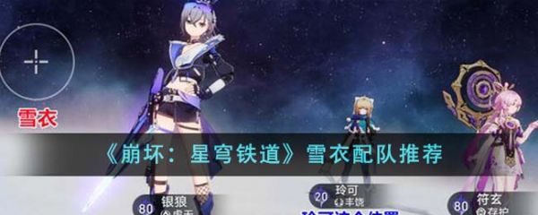 崩坏星穹铁道雪衣怎么配队 雪衣配队推荐