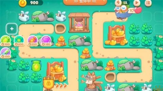 保卫萝卜4卧兔藏龙第四十关怎么过 通关流程攻略