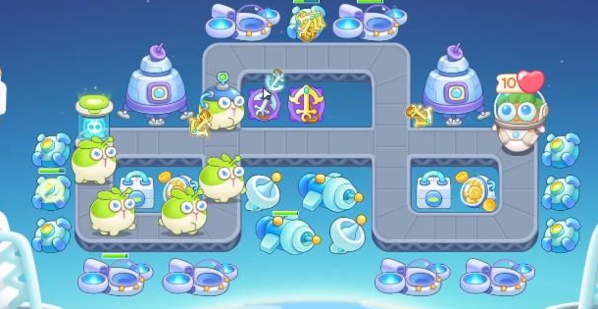 保卫萝卜4太空穿越第四十六关怎么过 通关流程攻略