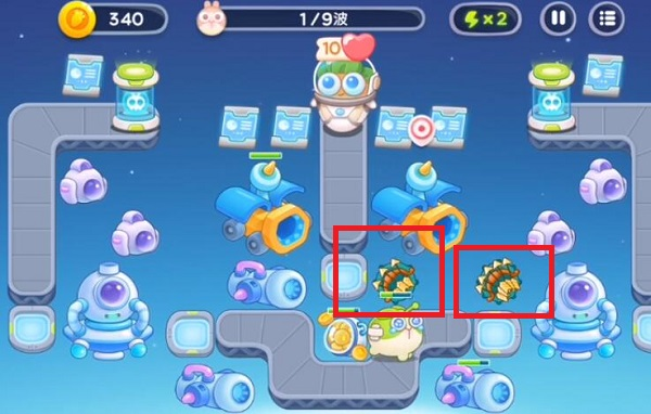 保卫萝卜4太空穿越第五十四关怎么过 通关流程攻略