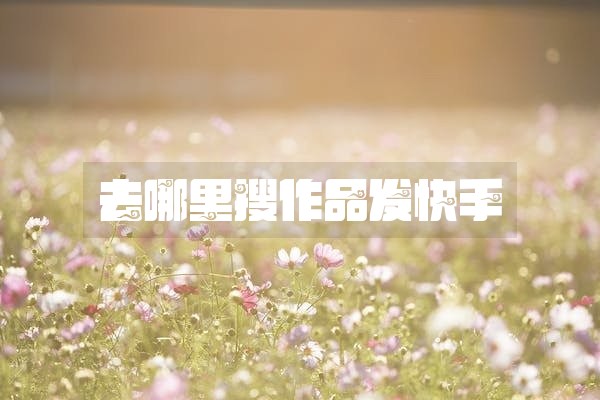 去哪里搜作品发快手