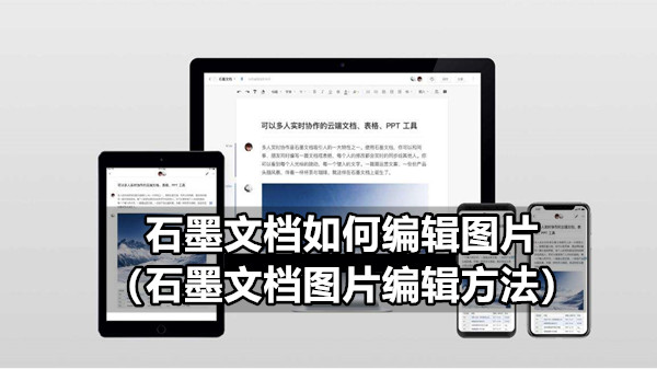 石墨文档如何编辑图片 石墨文档图片编辑方法