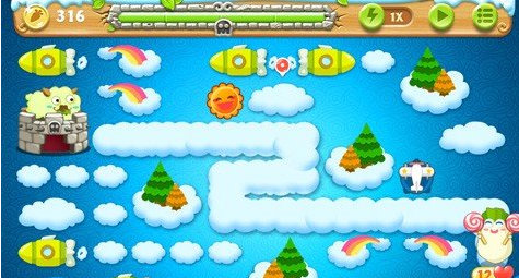 保卫萝卜迅玩60关攻略 如何清除所有障碍物