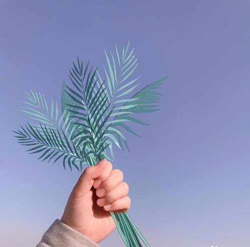 美图秀秀中P图手握花束操作教程截图