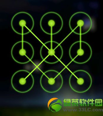 好看的九宫格解锁图案推荐：安卓手机复杂解锁图案大全3