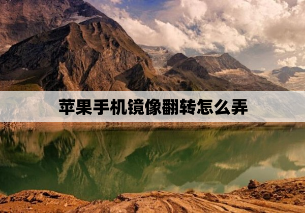 苹果手机镜像翻转怎么弄