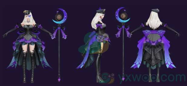 《王者荣耀》王昭君偶像歌手墨莲月吟星元皮肤介绍