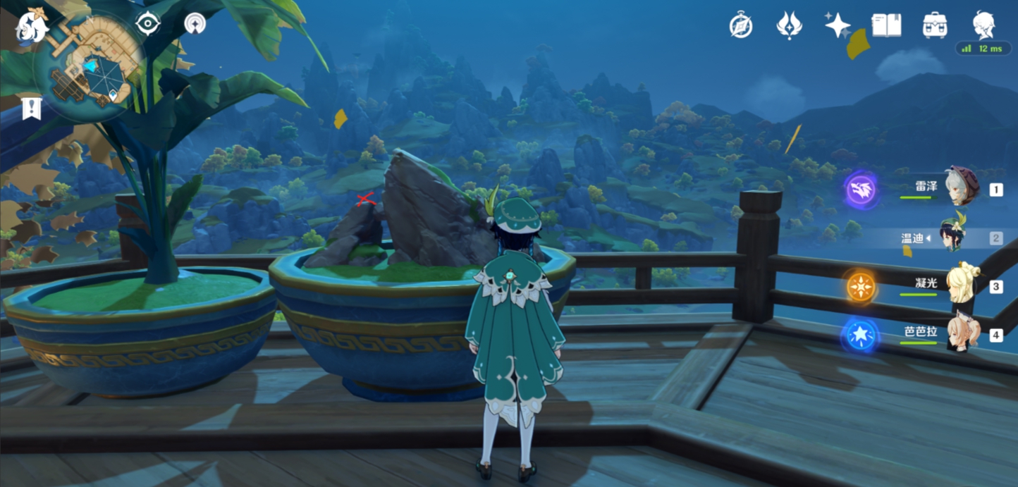 原神望舒客栈假山盆景怎么互动 假山为什么不能观察了