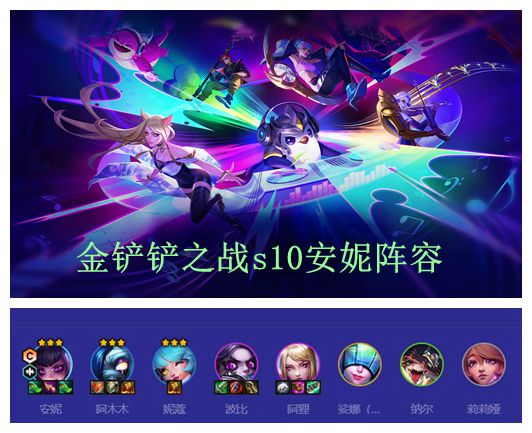 金铲铲之战s10安妮阵容搭配攻略