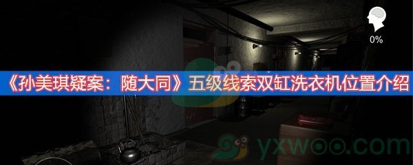 孙美琪疑案：随大同五级线索双缸洗衣机位置介绍