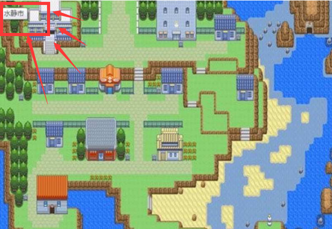 精灵宝可梦漆黑的魅影怎么去水静市 漆黑的魅影水静市通过方法