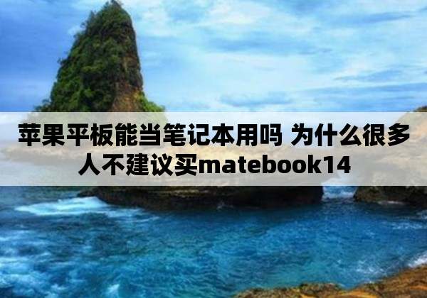 苹果平板能当笔记本用吗 为什么很多人不建议买matebook14
