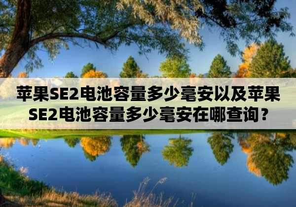 苹果SE2电池容量多少毫安以及苹果SE2电池容量多少毫安在哪查询？