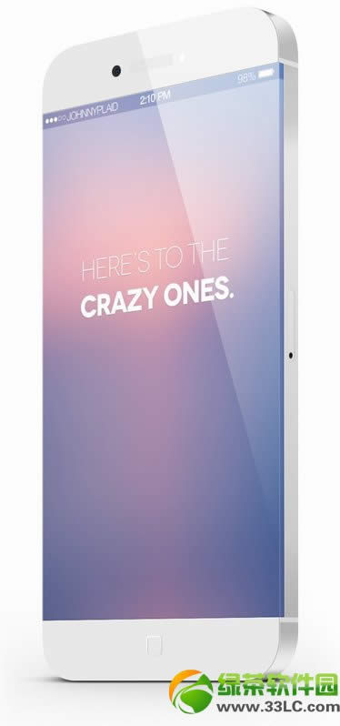 iphone6概念机图片曝光：采纳无边框设计