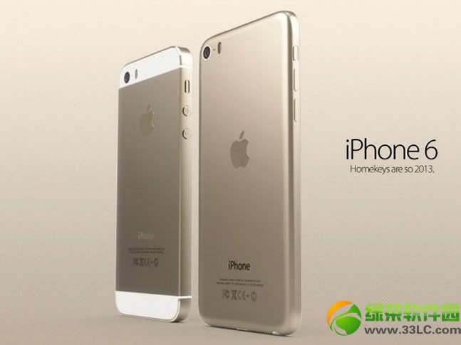 苹果iPhone6概念机 4.6寸大屏幕取消home键4