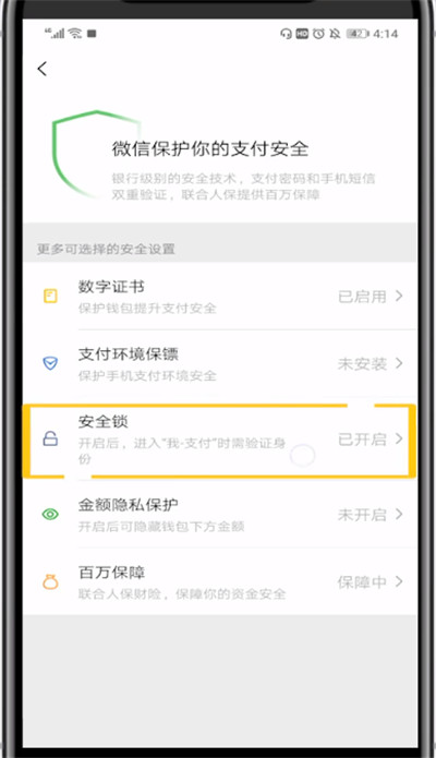 微信解除自定义密码的详细方法截图